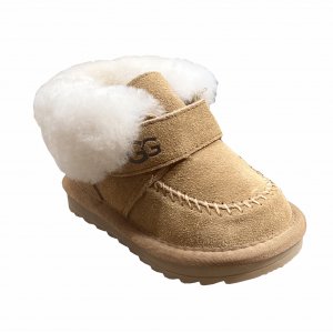 2021冬季新款婴儿宝宝羊皮毛一体雪地学步鞋保暖防滑加厚男童女童批发